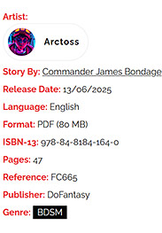 Arctoss, Commander James Bondage