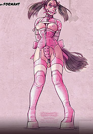 Formant FM0071 Bridles and Branding - Those cute, flirty little skirts flapping about firm, taut, oh-so-spankable bottoms