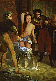 Witch hunt - As he fucked her he slapped her breasts hard, forehand and backhand by Damian